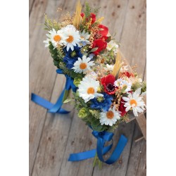 Witness, bridesmaid and mothers autumn wedding bouquet