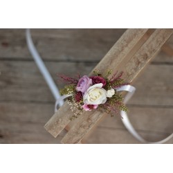 Floral, flower bracelet, wedding wrist corsage