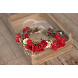 Floral, flower hair wreath, crown