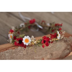 Floral, flower hair wreath, crown