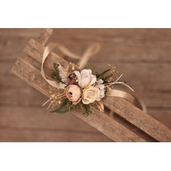 Floral, flower bracelet, wedding wrist corsage