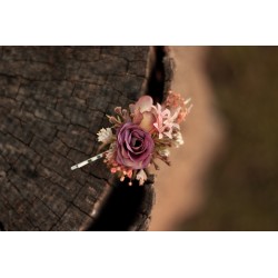 Floral flower hair clip, pin