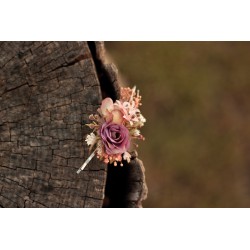 Floral flower hair clip, pin