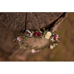 Floral, flower hair wreath, crown