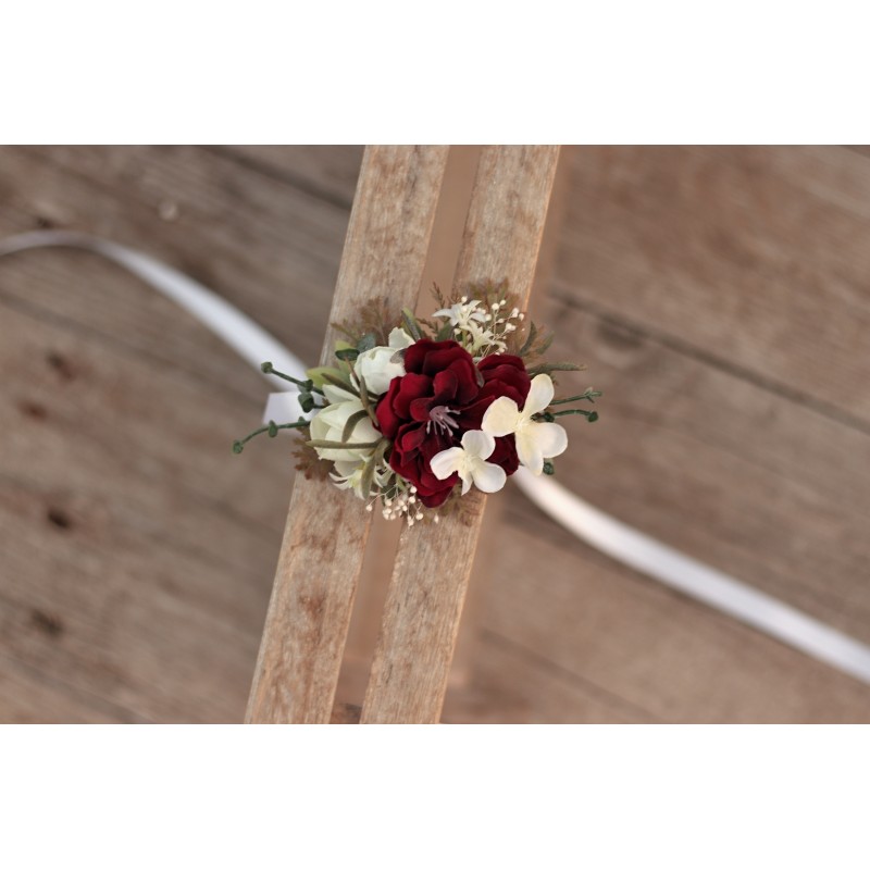 Floral, flower bracelet, wedding wrist corsage