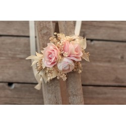 Floral, flower bracelet, wedding wrist corsage