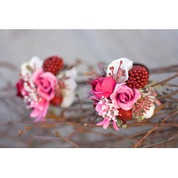 Floral, flower hair tie