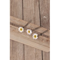 Floral flower hair clip, pin