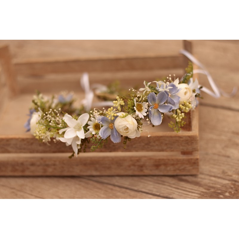 Floral, flower hair wreath, crown