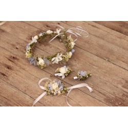 Floral, flower hair wreath, crown