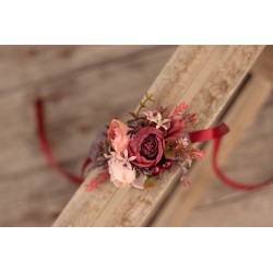 Floral, flower bracelet, wedding wrist corsage