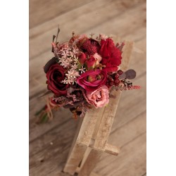 Witness, bridesmaid and mothers autumn wedding bouquet
