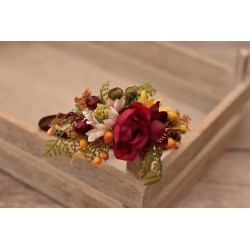 Autumn floral, Flower headband, hairband