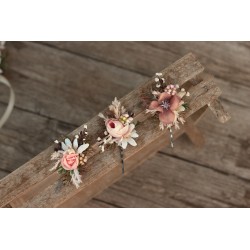 Floral flower hair clip, pin