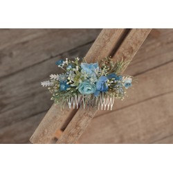 Floral, flower hair comb