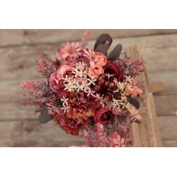 Witness, bridesmaid and mothers autumn wedding bouquet