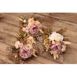 Witness, bridesmaid and mothers autumn wedding bouquet
