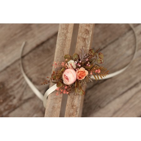 Floral, flower bracelet, wedding wrist corsage