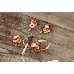 Floral, flower bracelet, wedding wrist corsage