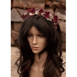 Christmas floral, Flower headband, hairband