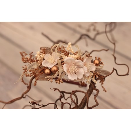Christmas floral, Flower headband, hairband
