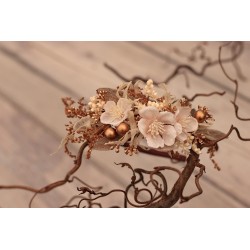 Christmas floral, Flower headband, hairband