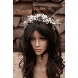 Christmas floral, Flower headband, hairband