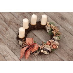 Winter, christmas table wreath