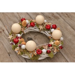Winter, christmas table wreath