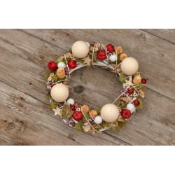 Adventní věnec "Červená jablíčka"