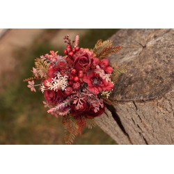 Witness, bridesmaid and mothers autumn wedding bouquet