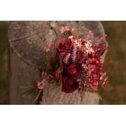 Witness, bridesmaid and mothers autumn wedding bouquet