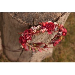 Floral, flower hair wreath, crown