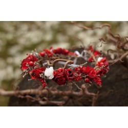 Floral, flower hair wreath, crown