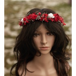 Floral, flower hair wreath, crown