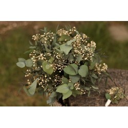 Svatební greenery kytice pro nevěstu "Vůně eukalyptu"