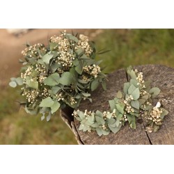 Svatební greenery kytice pro nevěstu "Vůně eukalyptu"