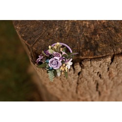 Floral, flower hair tie
