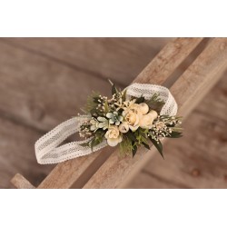 Bridal floral, flower garter