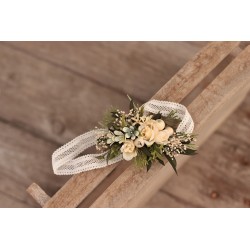 Bridal floral, flower garter