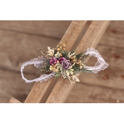 Bridal floral, flower garter