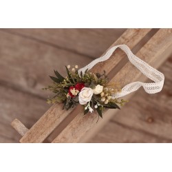 Bridal floral, flower garter