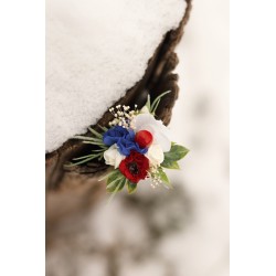 Floral, flower hair tie