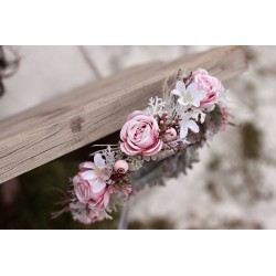 Floral, flower hair wreath, crown