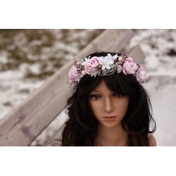 Floral, flower hair wreath, crown