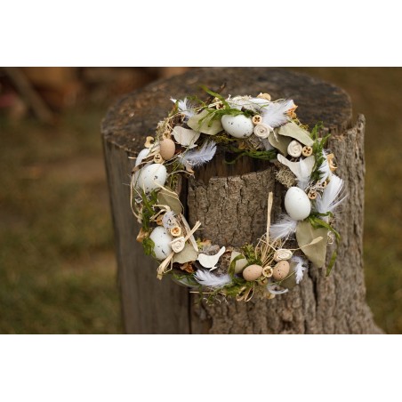 Easter, spring flower door wreath