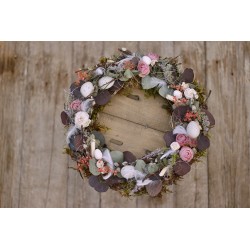 Easter, spring flower door wreath