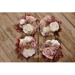 Witness, bridesmaid and mothers autumn wedding bouquet