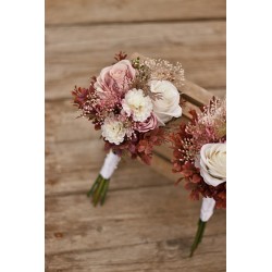 Witness, bridesmaid and mothers autumn wedding bouquet