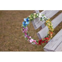 Spring door wreath